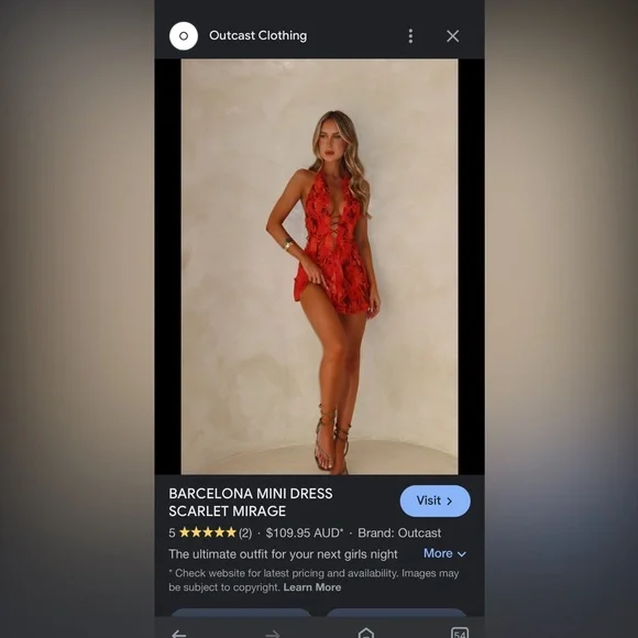 Outcast dress - Picture 3 of 3